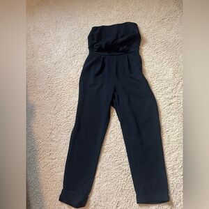 Vineyard Vines black jumpsuit size 4 women's strapless